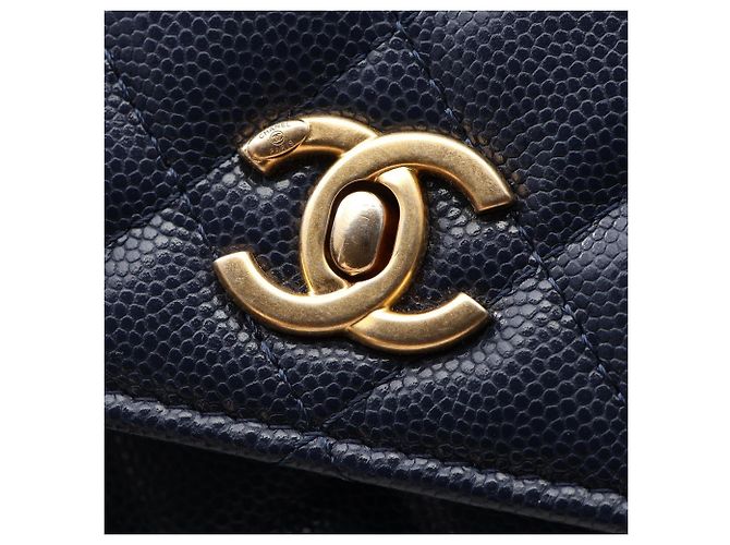 Borsa Chanel Matelassé Navy - vista 7