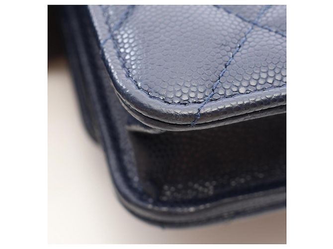 Borsa Chanel Matelassé Navy - vista 8