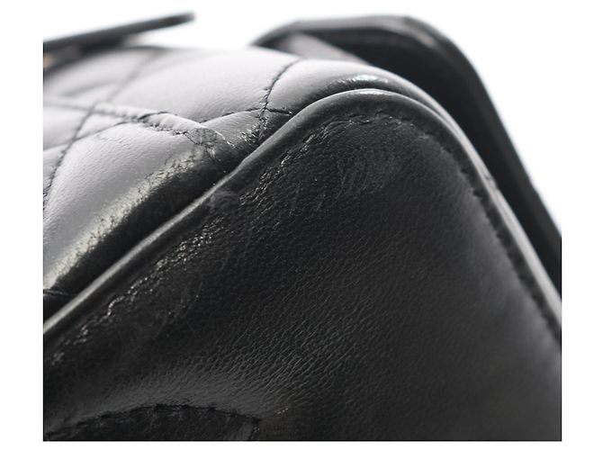 Timeless Bolsa de Ombro Chanel Matelassé Black - vista 11