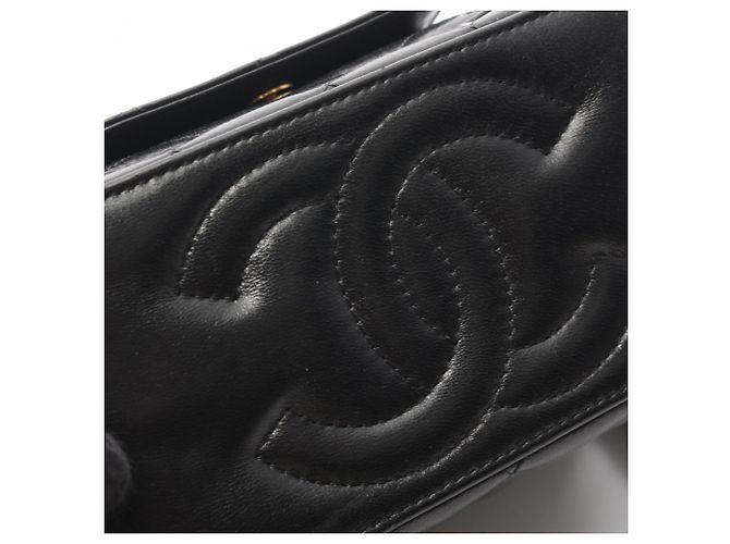 Timeless Bolsa de Ombro Chanel Matelassé Black - vista 8