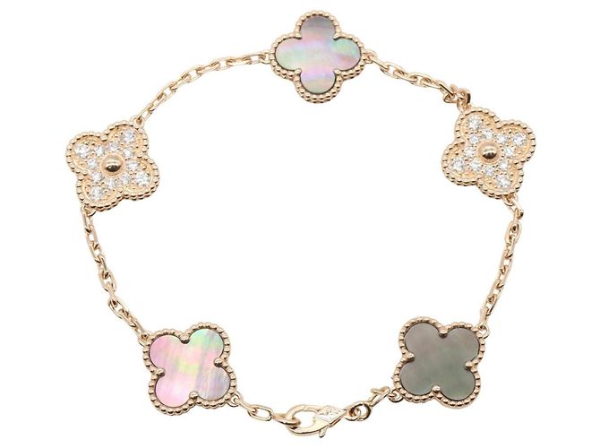 Bracciale con Charm Vintage Alhambra Van Cleef & Arpels - vista 2