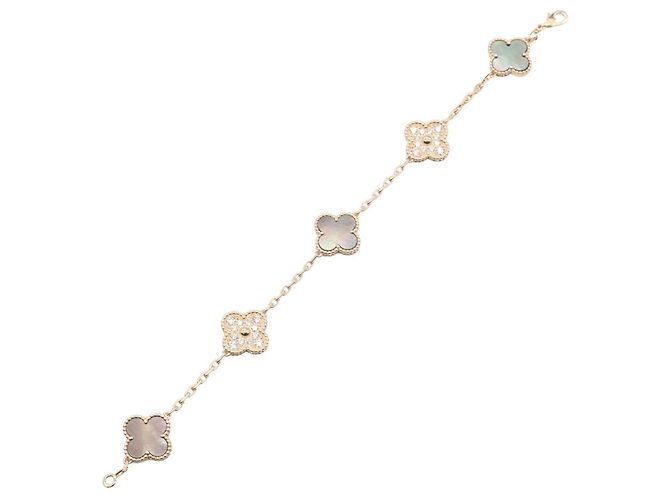 Bracciale con Charm Vintage Alhambra Van Cleef & Arpels - vista 3