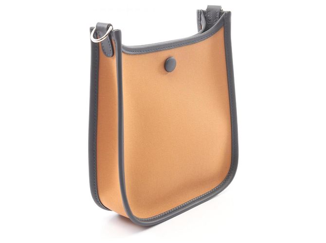Hermès Borsa a tracolla Hermes Neo Evelyne TPM Dune Cassis Caban - vista 2