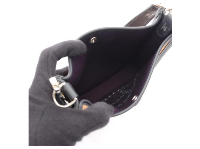 Hermès Borsa a tracolla Hermes Neo Evelyne TPM Dune Cassis Caban - vista 3