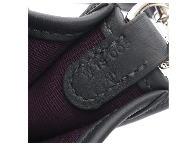 Hermès Borsa a tracolla Hermes Neo Evelyne TPM Dune Cassis Caban - vista 5