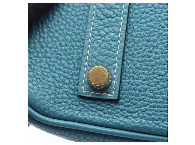 Hermès Sac à main Hermes Birkin 35 Blue Jean - vue 12