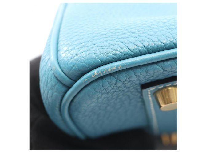 Hermès Sac à main Hermes Birkin 35 Blue Jean - vue 13