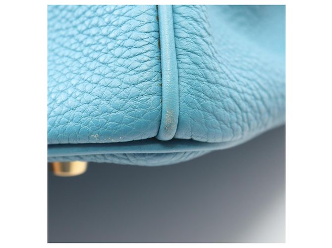 Hermès Sac à main Hermes Birkin 35 Blue Jean - vue 14