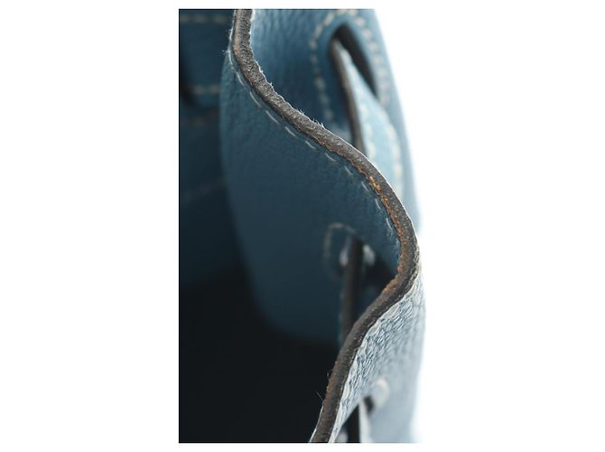 Hermès Sac à main Hermes Birkin 35 Blue Jean - vue 7