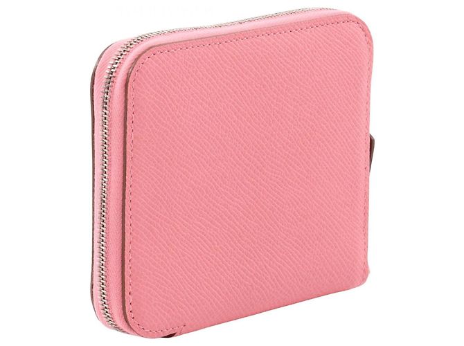 Azap Hermès Hermes Pink Epsom Leather Coin Purse - view 2
