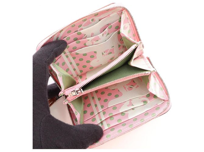 Azap Hermès Hermes Pink Epsom Leather Coin Purse - view 3
