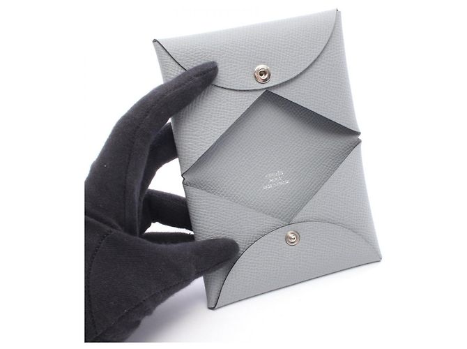 Hermès Monedero Hermes Calvi Gris Pantin - vista 3