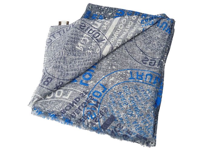 Louis Vuitton blauer Schal für Herren - Ansicht 2