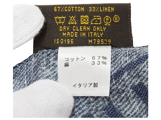 Louis Vuitton blauer Schal für Herren - Ansicht 5