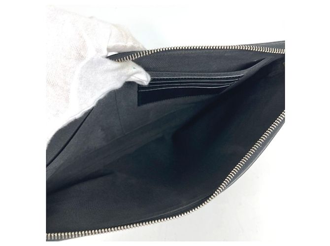Borsa a pochette Christian Dior in pelle nera - vista 11