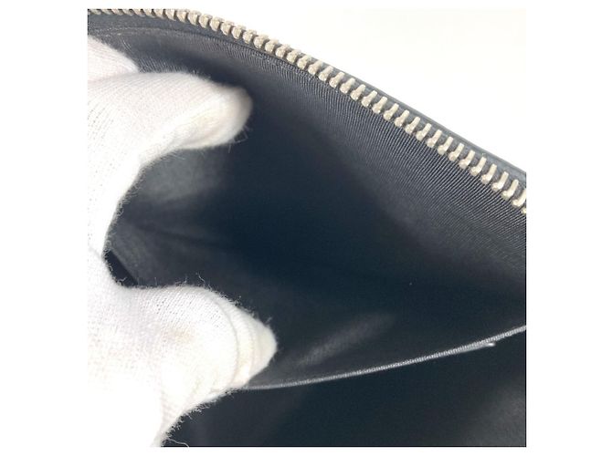 Borsa a pochette Christian Dior in pelle nera - vista 12