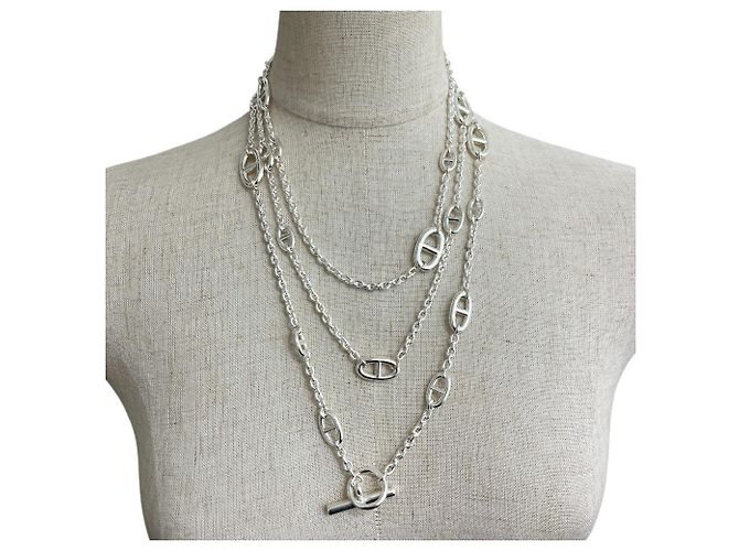 Hermès Collana Lunga Hermes Chaine d'Ancre Farandole 160 - vista 2