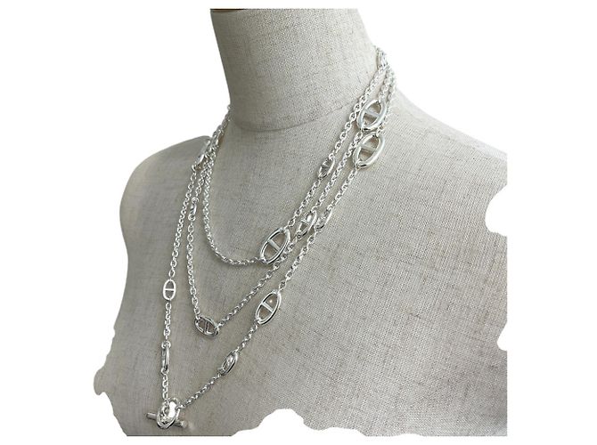 Hermès Collana Lunga Hermes Chaine d'Ancre Farandole 160 - vista 3