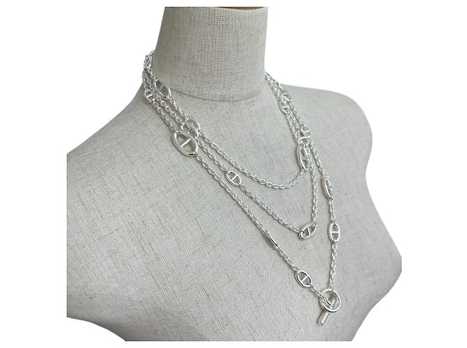 Hermès Collana Lunga Hermes Chaine d'Ancre Farandole 160 - vista 4
