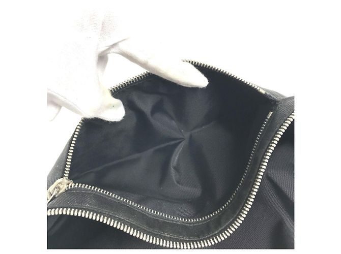 Borsa a tracolla Gucci in nylon nero - vista 12