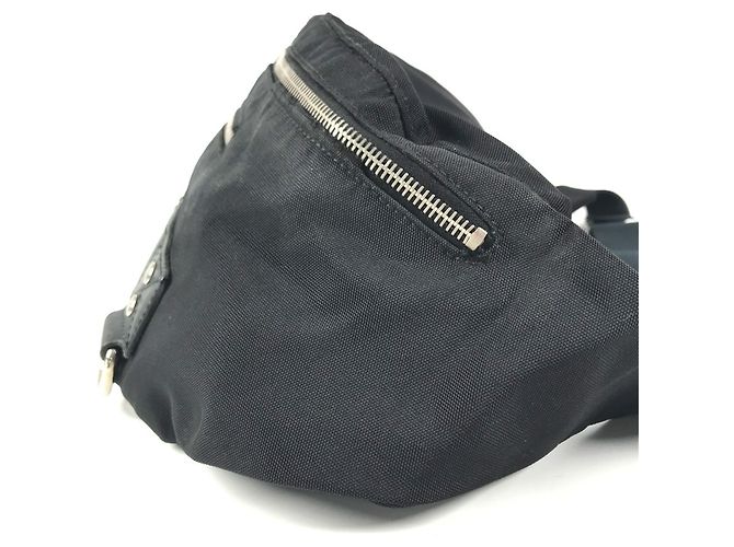 Borsa a tracolla Gucci in nylon nero - vista 4