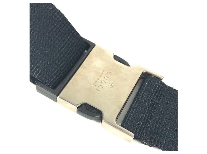 Borsa a tracolla Gucci in nylon nero - vista 7