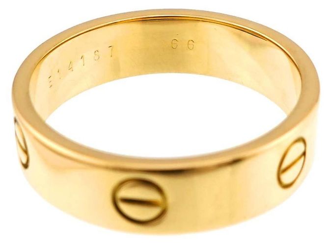 Anello Cartier Love in oro giallo 18K - vista 4