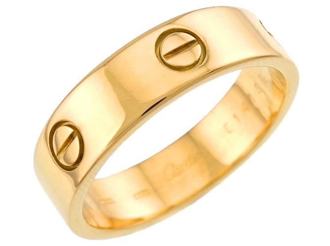 Anello Cartier Love in oro giallo 18K - vista 6