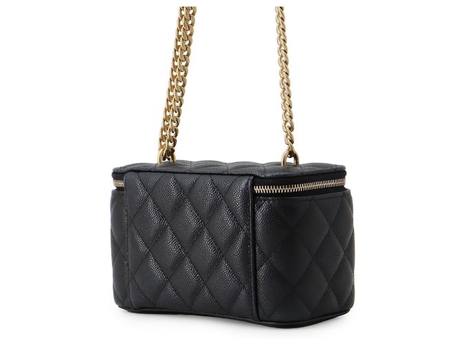 Vanity Borsa a tracolla Chanel con catena nera - vista 2