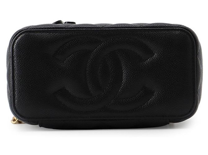 Vanity Borsa a tracolla Chanel con catena nera - vista 3