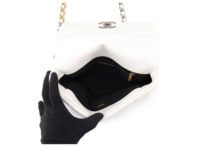 Borsa a tracolla con catena Chanel CHANEL19 - vista 5