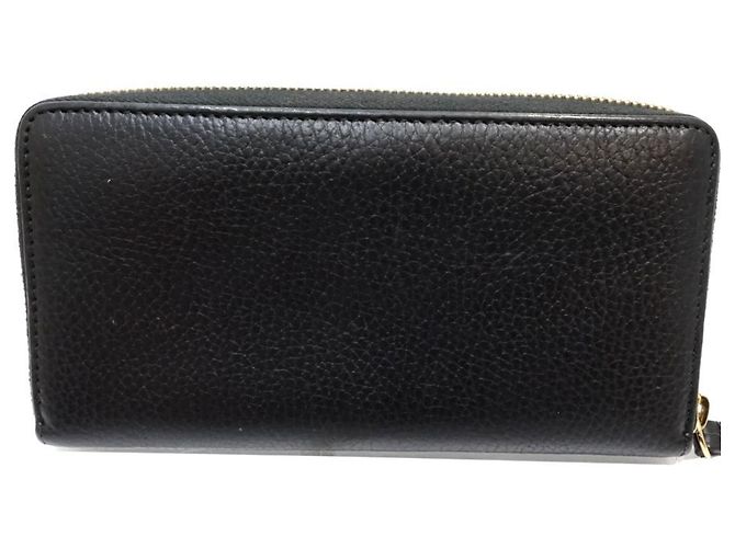 Cartera larga Gucci GG Marmont de piel negra - vista 4