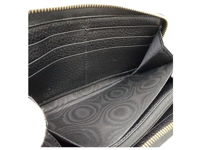 Cartera larga Gucci GG Marmont de piel negra - vista 8