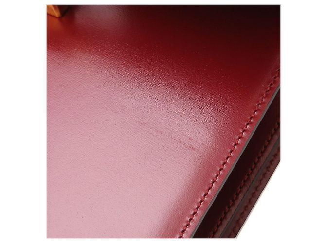 Céline Bolso Celine Double Flap en rojo vino - vista 17