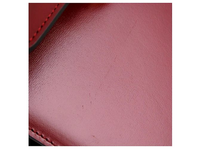 Céline Bolso Celine Double Flap en rojo vino - vista 18