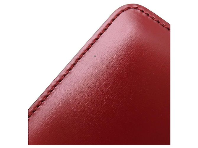Céline Bolso Celine Double Flap en rojo vino - vista 24