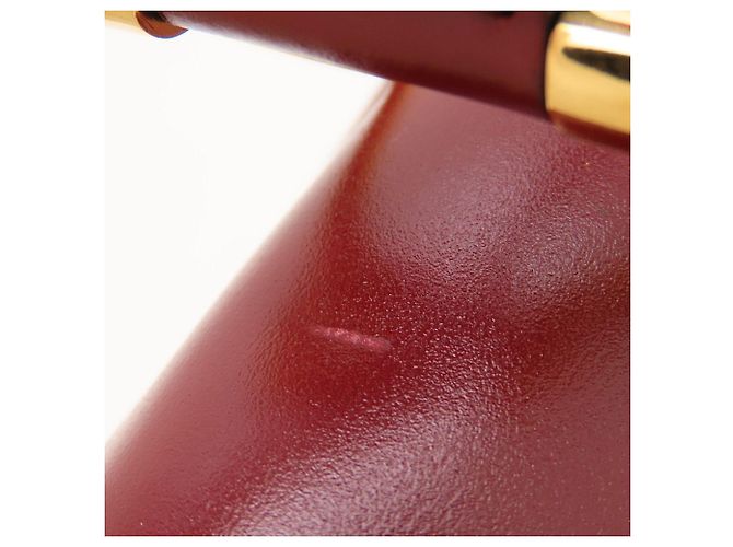 Céline Bolso Celine Double Flap en rojo vino - vista 26