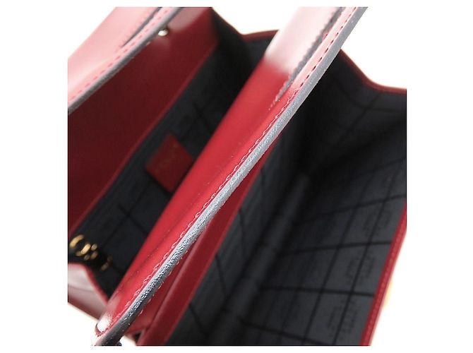 Céline Bolso Celine Double Flap en rojo vino - vista 6