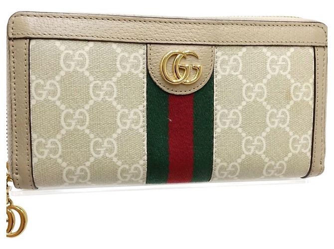 Portafoglio con zip GUCCI Ophidia - vista 3