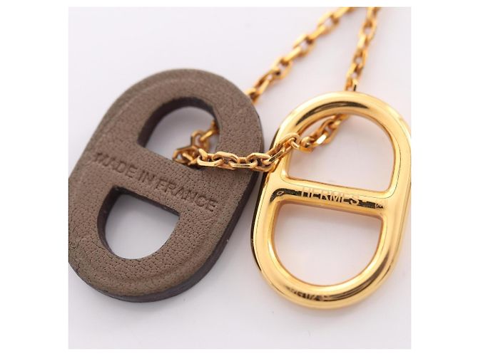 Hermès Collar Hermes O'Maillon Chaine d'Ancre Etoupe - vista 5
