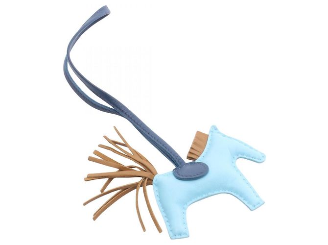 Hermès Hermes Rodeo PM Celeste Craft Bleu de Malte Charm - vista 2