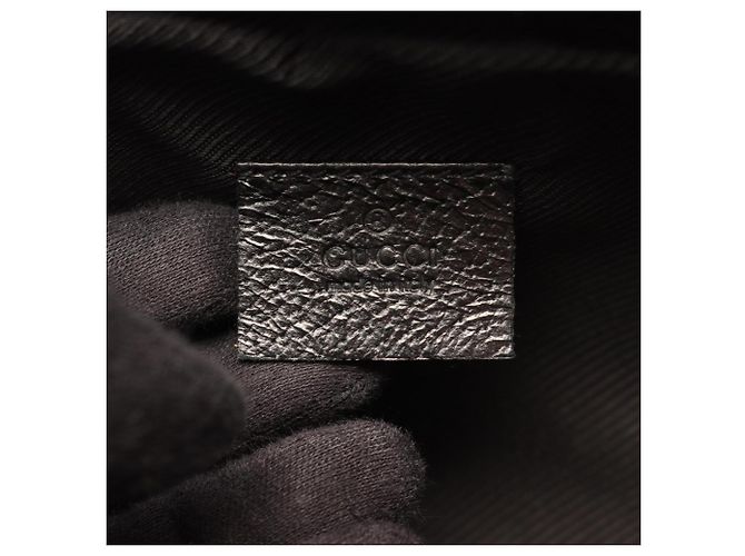 Borsa Gucci GG Canvas in nero - vista 4