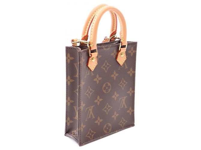 Borsa Louis Vuitton Petite Sac Plat Monogram - vista 2