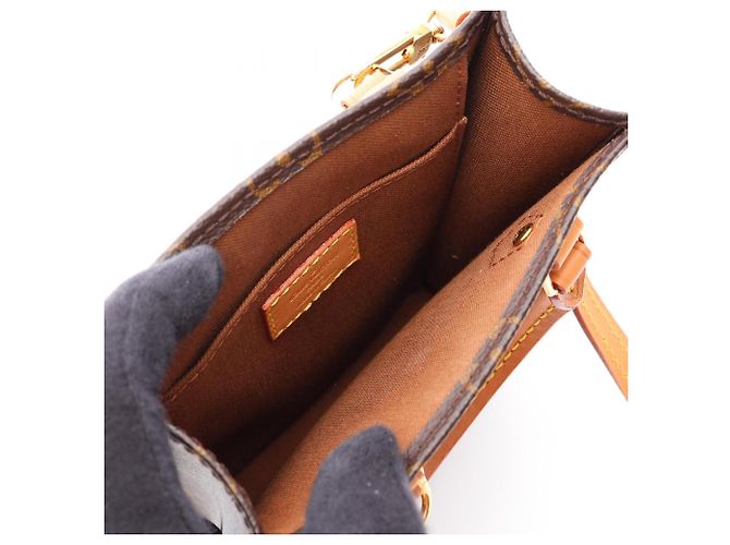 Borsa Louis Vuitton Petite Sac Plat Monogram - vista 3