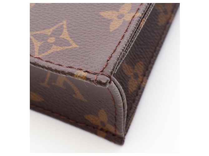 Borsa Louis Vuitton Petite Sac Plat Monogram - vista 8