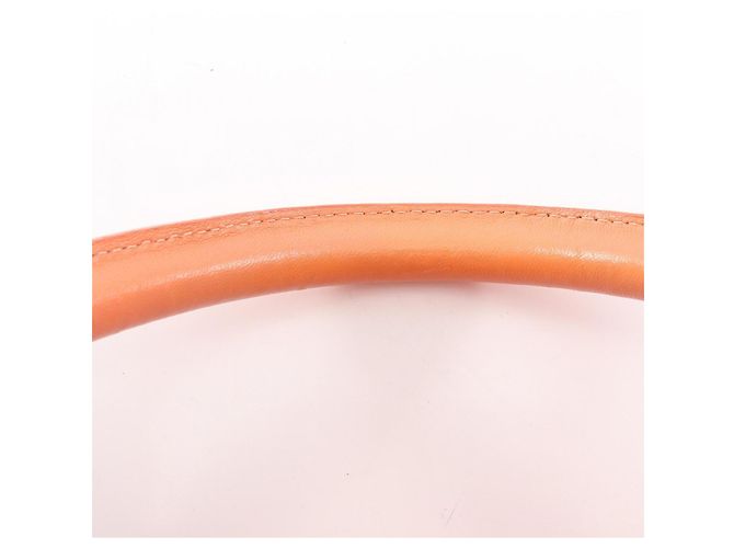 Loewe Amazona 36 Handtasche aus orangefarbenem Leder - Ansicht 14