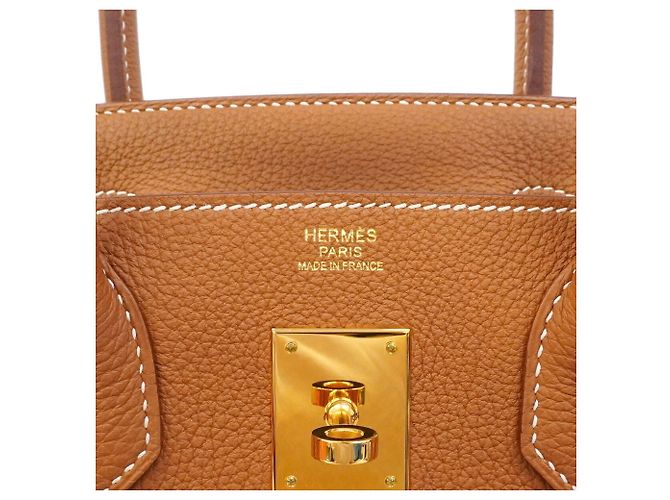 Hermès Bolsa Hermes Birkin 30 Togo Gold - vista 5