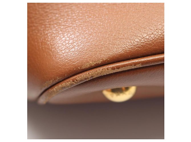 Prada 2-Way Handtasche aus braunem Leder - Ansicht 6