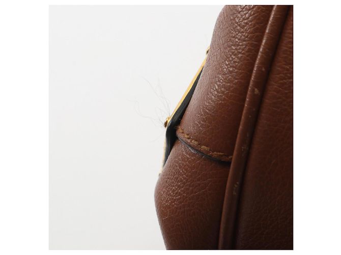 Prada 2-Way Handtasche aus braunem Leder - Ansicht 9