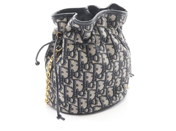 Borsa mini bucket con coulisse Christian Dior Dior 30 Montaigne - vista 2